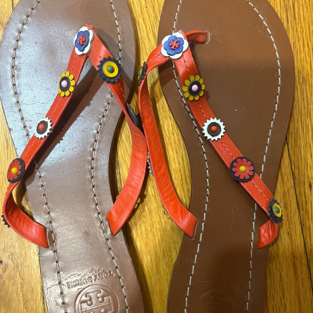 Tory Burch sandals flip flop size 7.5